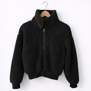 VICTORIA'S SECRET Plush Fleece Front-Zip Jacket | SMALL